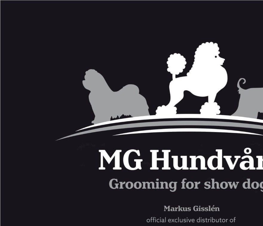 Alla våra hundar badas o groomas alltid i Botaniqa produkter från www.mghundvard.se